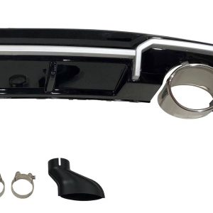 Difusor Trasero Audi A3 2016-2019 4 Puertas Look RS3