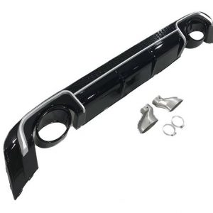 Difusor Trasero Audi A3 V8 4 puertas (Sedan) 2013-2015 Look RS3 ABS