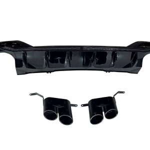 Difusor Trasero Audi A4 2020+ Sedan/ Avant Look RS4 Black