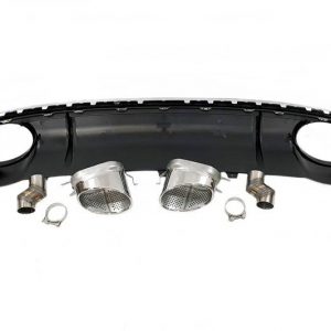 Difusor Trasero Audi A4 / A4 Avant B8 08-12 Look RS4 ABS