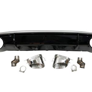 Difusor Trasero Audi A4 / A4 Avant B8 08-12 Look RS4 ABS