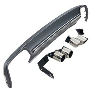 Difusor Trasero Audi A4 B8 4P / Avant 13-15 Look S4