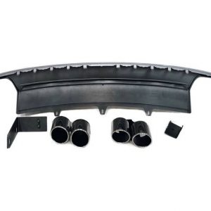 Difusor Trasero Audi A4 B8 4P / Avant 13-15 Look S4