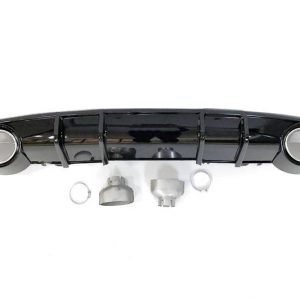 Difusor Trasero AUDI A4 B9 2016+ LOOK RS4 ABS