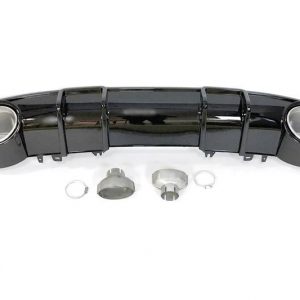 Difusor Trasero AUDI A4 B9 2016+ LOOK RS4 ABS