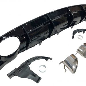 Difusor Trasero Audi A6 / A6 Avant Look RS6 2015-2018 C7 S-Line ABS