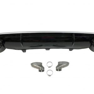 Difusor Trasero Audi A7 2011-2014 Look RS7 ABS