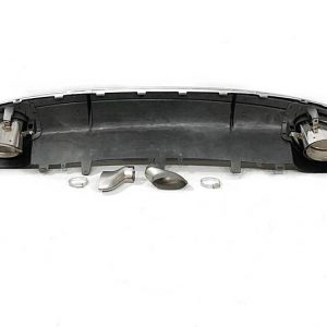 Difusor Trasero Audi A7 2015-2018 Look RS7 ABS
