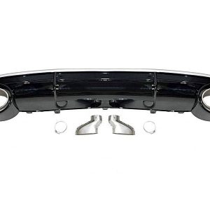 Difusor Trasero Audi A7 2015-2018 Look RS7 ABS