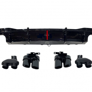 Difusor Trasero Audi A7 C8 2019-2024 Look S7 para SLine