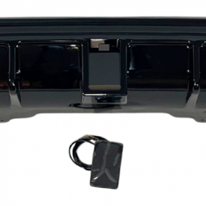 Difusor Trasero BMW E60 look M Performance Brillante Negro Luz de freno led