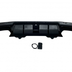 Difusor Trasero BMW E60 look M Performance Brillante Negro Luz de freno led