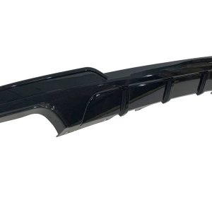 Difusor Trasero BMW F10/ F11 10-16 Look Performance 2 Salidas doble Brillante Negro
