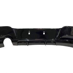 Difusor Trasero BMW F20 / F21 12-14 Look M-Performance 1 Salida doble Brillante Negro