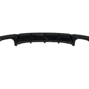 Difusor Trasero BMW F30 / F31 Look M Performance 2 Salidas Negro Brillo