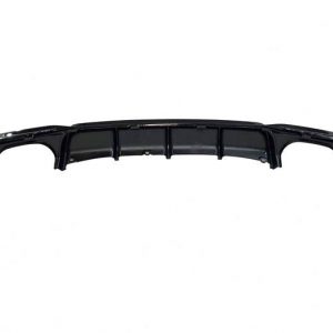 Difusor Trasero BMW F30 / F31 Look M Performance 2 Salidas Negro Brillo