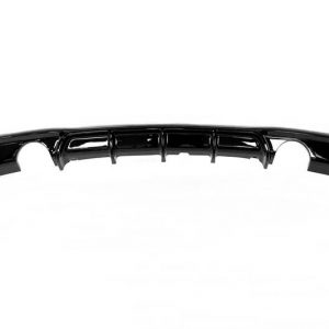 Difusor Trasero BMW F30 / F31 Look M Performance 2 Salidas Brillante Negro