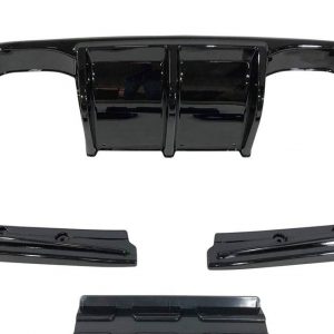 Difusor Trasero BMW F30 / F31 Look M3 Brillante Negro