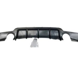 Difusor Trasero BMW F32 / F33 / F36 Look M Performance 2 Salidas Brillante Negro