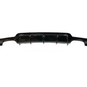 Difusor Trasero BMW F32 / F33 / F36 Look M Performance 2 Salidas doble Brillante Negro