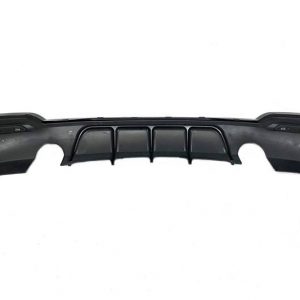 Difusor Trasero BMW Serie 3 Gran Turismo F34 GT 2 Salidas simples Brillante Negro