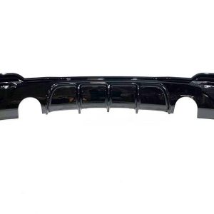 Difusor Trasero BMW Serie 3 Gran Turismo F34 GT 2 Salidas simples Brillante Negro