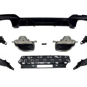 Difusor Trasero BMW G20 / G21 340 Look M Performance Brillante Negro