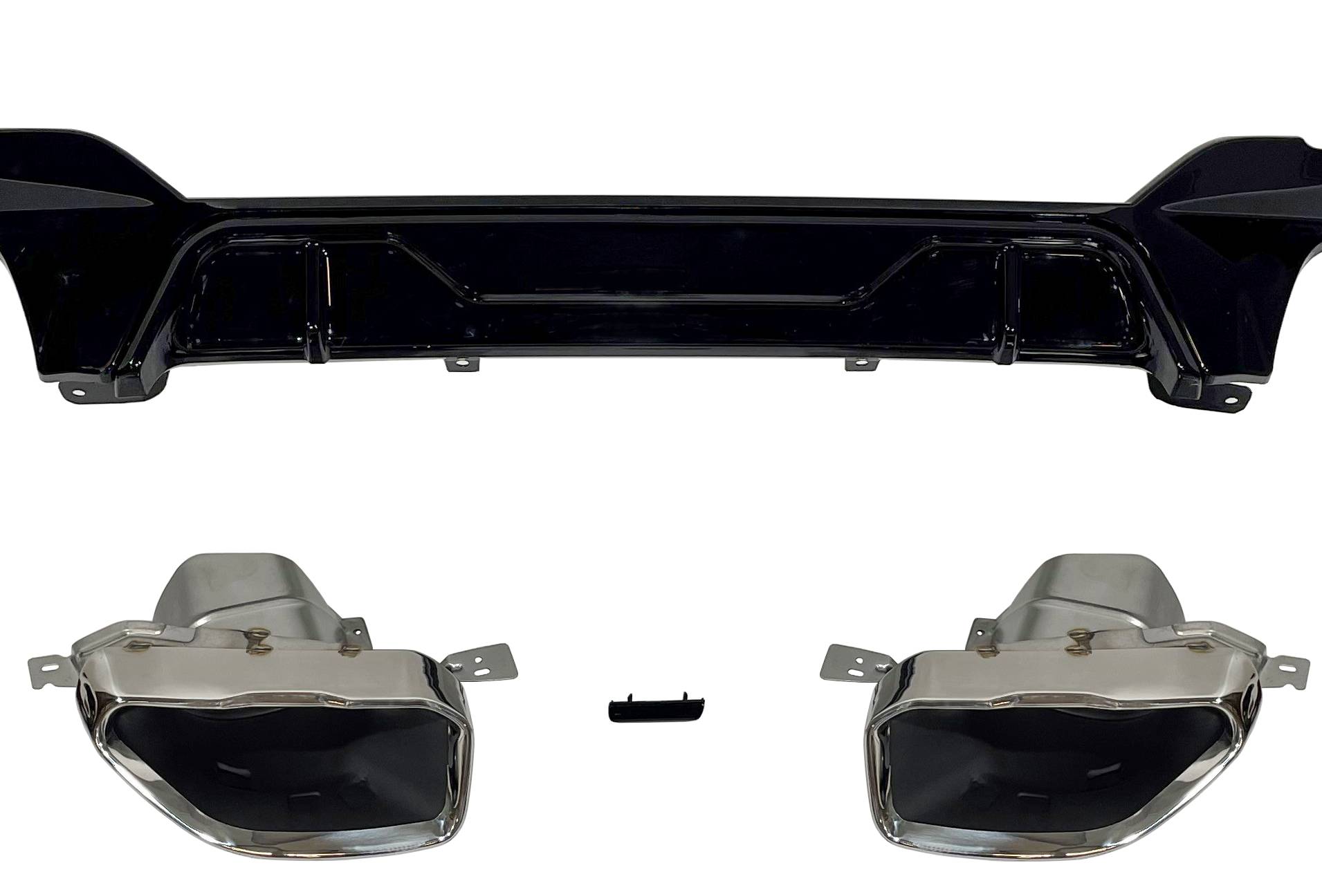 difusor-trasero-bmw-g20-g21-340-look-m-performance-brillante-negro-5.jpg Difusor Trasero BMW G20 / G21 340 Look M Performance Brillante Negro
