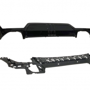 Difusor Trasero BMW G20 / G21 LCI Look M Performance Brillante Negro