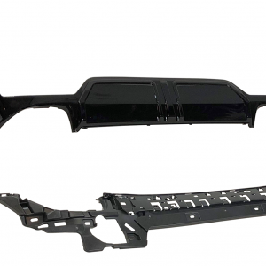 Difusor Trasero BMW G20 / G21 LCI Look M Performance Brillante Negro