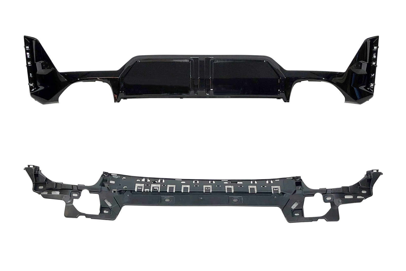 difusor-trasero-bmw-g20-g21-lci-look-m-performance-brillante-negro.png Difusor Trasero BMW G20 / G21 LCI Look M Performance Brillante Negro