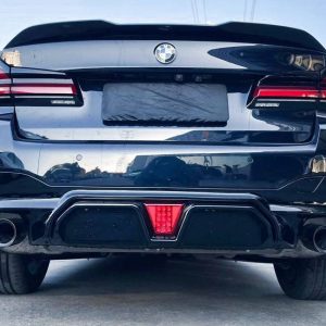 Difusor Trasero BMW G30 / G31 Look M5 CS Negro brillante