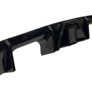 Difusor Trasero BMW M3 G80 / G82 look M Performance Brillante Negro Luz de freno led
