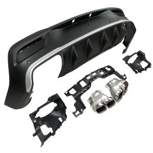 Difusor Trasero Mercedes GLE C167 GLE 2020 + Colas de Escape