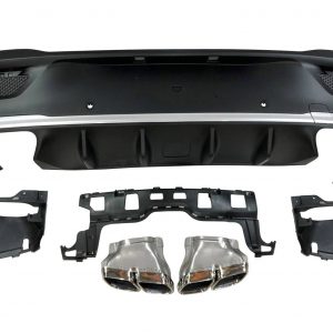 Difusor Trasero Mercedes GLE C167 GLE 2020 + Colas de Escape