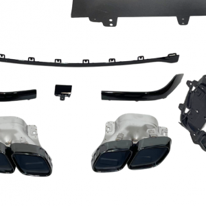 Difusor Trasero Mercedes GLC C254 GLC 2023+ Coupe look AMG GLC63 Black