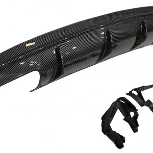 Difusor Trasero Mercedes CLA W117 13-15 4P/SW Look A45 Carbono