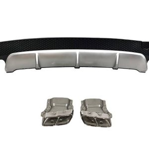 Difusor Trasero Mercedes CLA W117 2013-2018 4P/SW Look A45 ABS