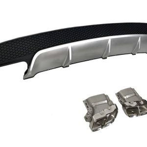 Difusor Trasero Mercedes CLA W117 2013-2018 4P/SW Look A45 ABS