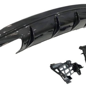 Difusor Trasero Mercedes CLA W117 16-18 4P/SW Look A45 Carbono