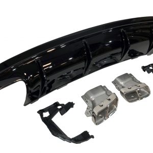 Difusor Trasero Mercedes CLA W117 2013-2015 4D/SW Style Facelift look A45