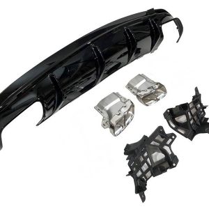 Difusor Trasero Mercedes CLA W117 2016-2018 4D/SW Style Facelift look A45