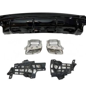Difusor Trasero Mercedes CLA W117 2016-2018 4D/SW Style Facelift look A45