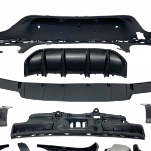 Difusor Trasero Mercedes GLC X253 COUPE 2020+ Look GLC63 Black
