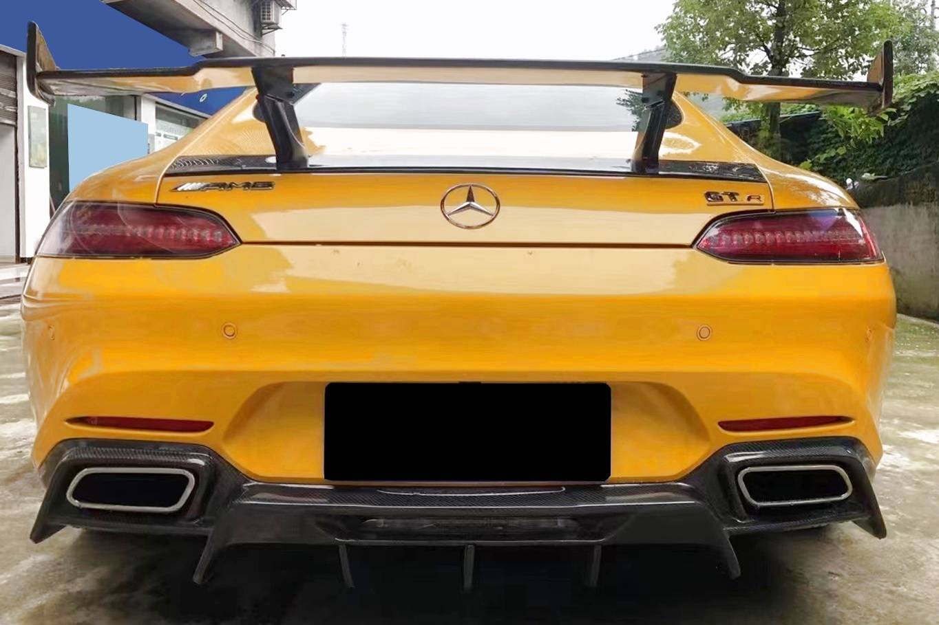 difusor-trasero-mercedes-r190-coupe-look-amg-gt-carbono-3.jpg Difusor Trasero Mercedes Mercedes AMG GT R190 Coupe Look AMG GT Carbono