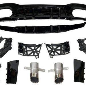 Difusor Trasero Mercedes Clase A Sedán V177 Look AMG A45 4 Puertas