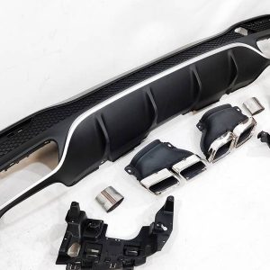 Difusor Trasero Mercedes GLE W166 GLE 350 look AMG 63 + Colas de Escape