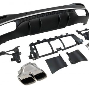 Difusor Trasero Mercedes GLE W167 GLE 2020 + Colas de Escape