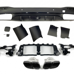 Difusor Trasero Mercedes GLE W167 / X167 GLE / GLS Look 63 2020-2025