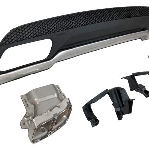 Difusor Trasero Mercedes Clase A W176 2012-2018 Look A45 ABS